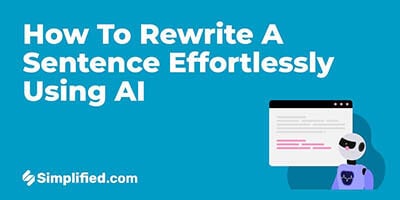 Cara Menulis Ulang Kalimat dengan Mudah