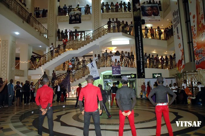 Purple Fun Day event at Silverbird shopping mall on June 25, 2011