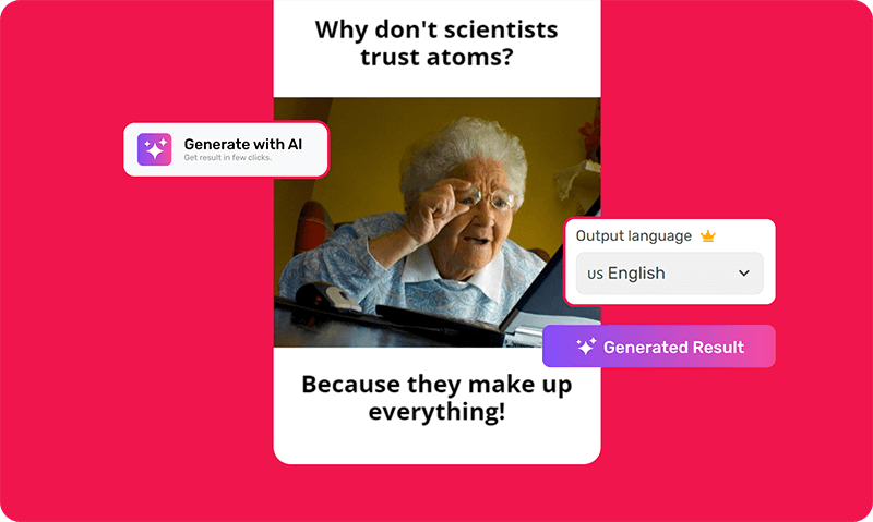 Generador de memes AI gratuito Generador de memes AI gratuito