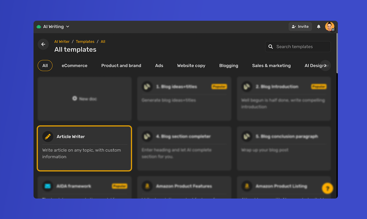 Conéctese a la audiencia correcta con escritor de correo electrónico de IA simplified Market your brand