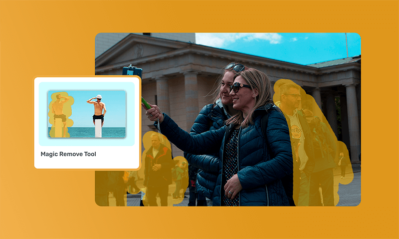 AI Image Blur Background