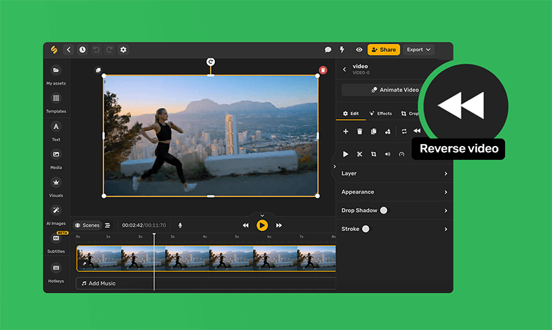 Reverse Video Online