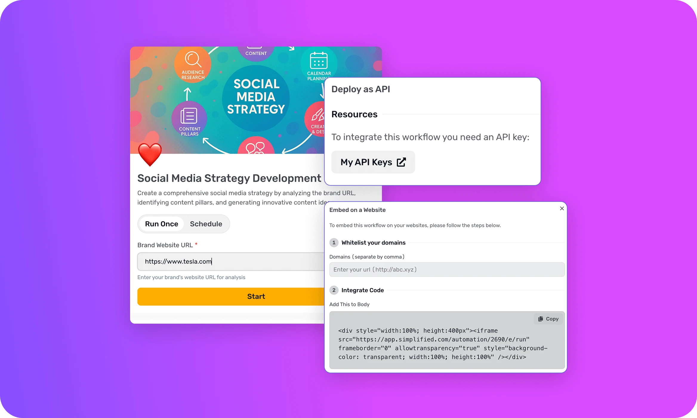 One-Click AI Workflow Deployment